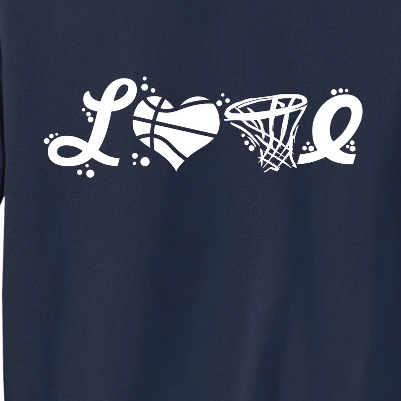 Love Basketball Symbols Sweatshirt