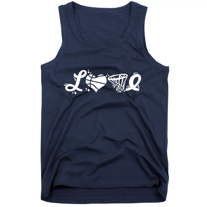 Love Basketball Symbols Tank Top