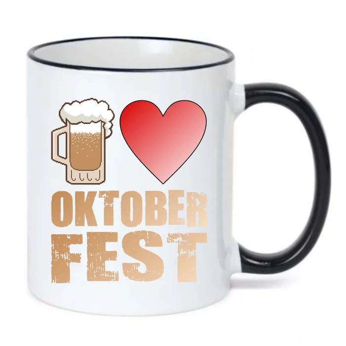 Love Beer Ocktoberfest Black Color Changing Mug