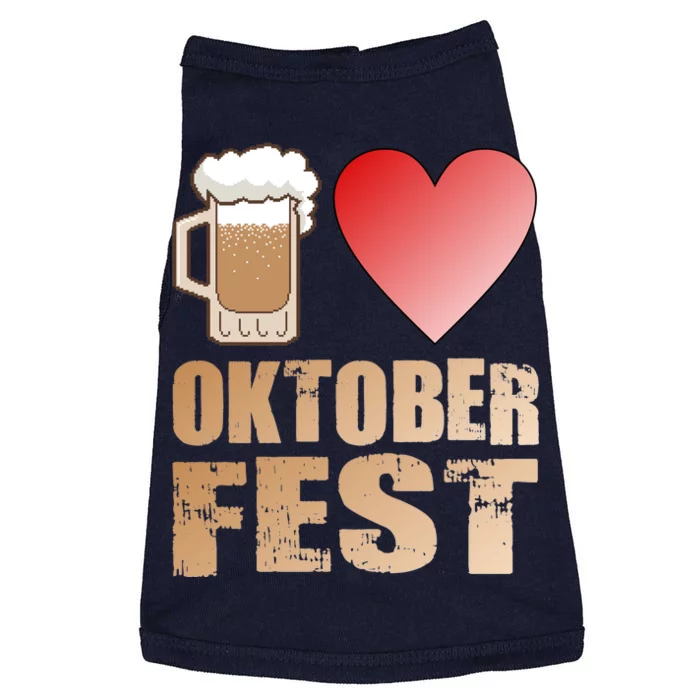 Love Beer Ocktoberfest Doggie Tank