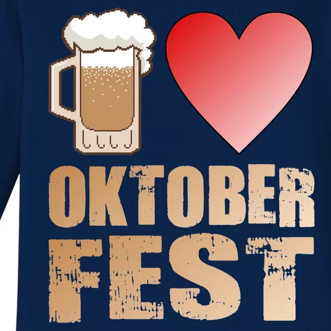 Love Beer Ocktoberfest Baby Long Sleeve Bodysuit