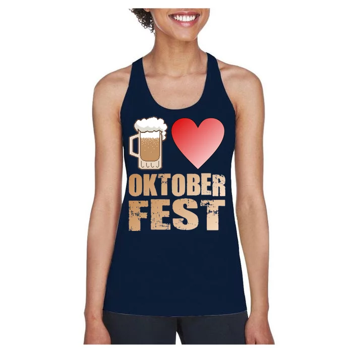 Love Beer Ocktoberfest Women's Racerback Tank