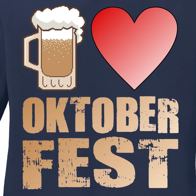 Love Beer Ocktoberfest Ladies Long Sleeve Shirt