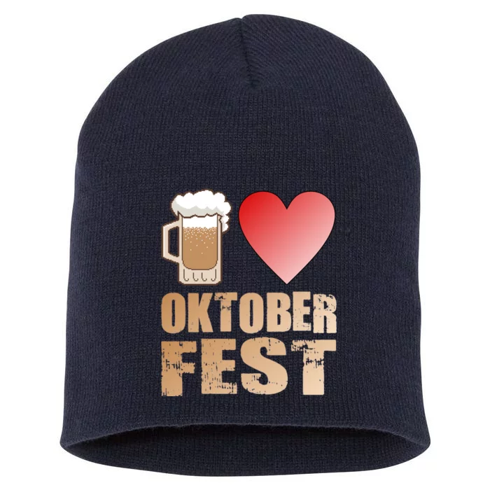 Love Beer Ocktoberfest Short Acrylic Beanie