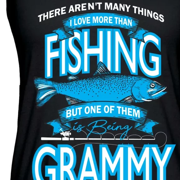 Love Being Grammy More Than Fishing Ladies Essential Flowy Tank