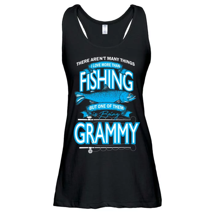 Love Being Grammy More Than Fishing Ladies Essential Flowy Tank