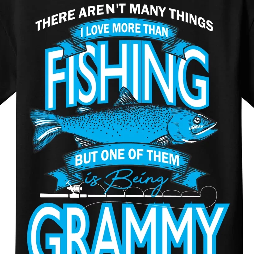 Love Being Grammy More Than Fishing Kids T-Shirt