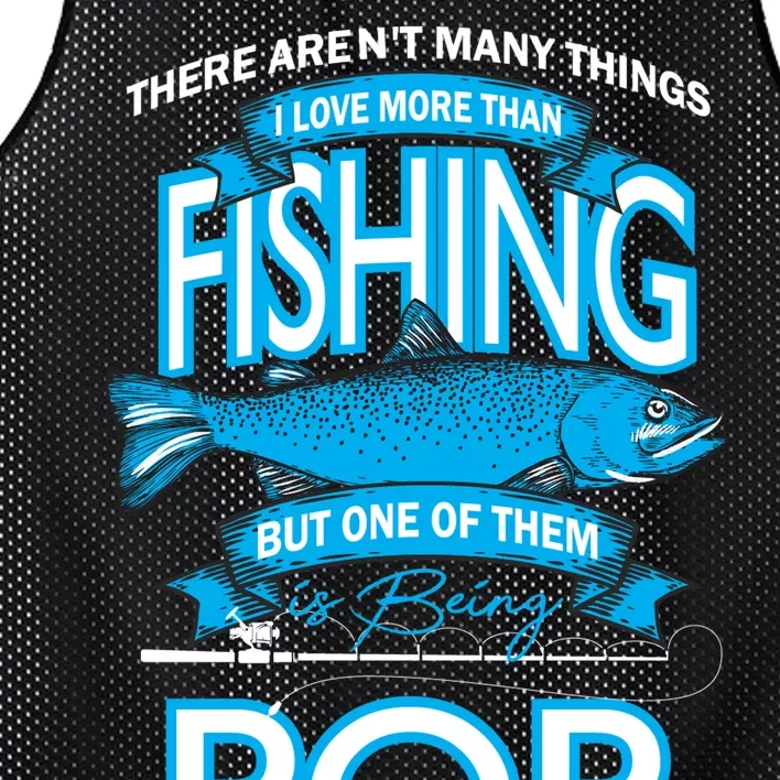 Love Being Pop More Than Fishing Mesh Reversible Basketball Jersey Tank