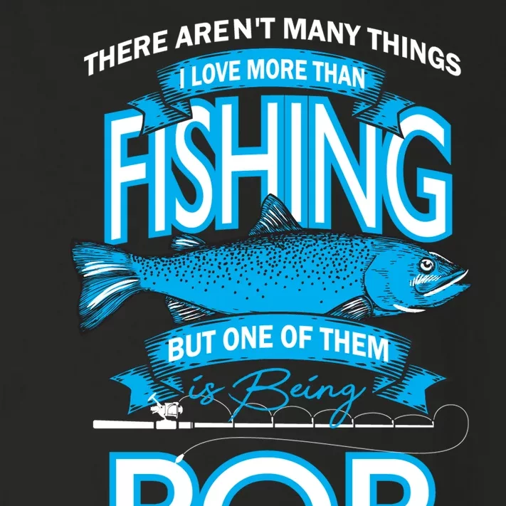 Love Being Pop More Than Fishing Toddler Long Sleeve Shirt