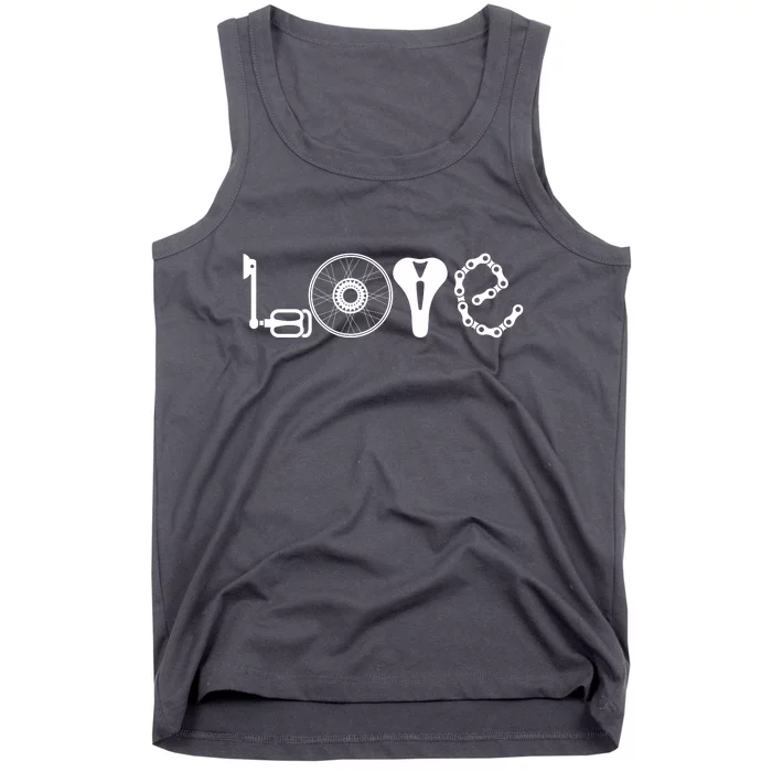 Love Bicycle Bike Cycling Tank Top