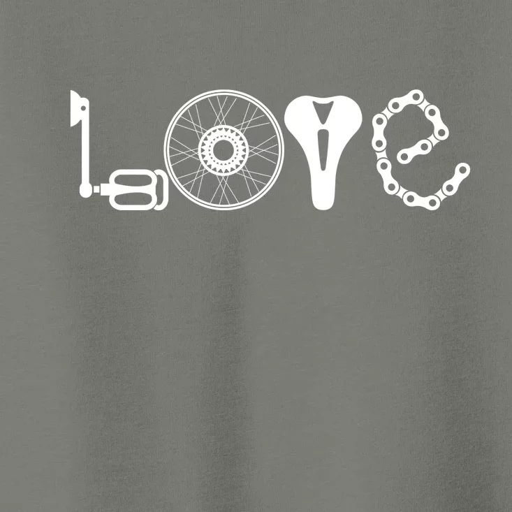 Love Bicycle Bike Cycling Toddler T-Shirt