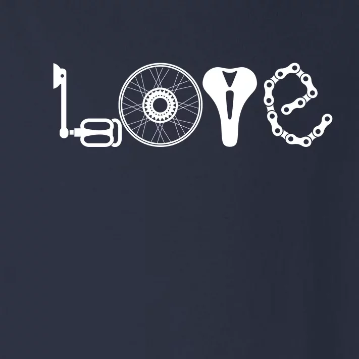 Love Bicycle Bike Cycling Toddler Long Sleeve Shirt