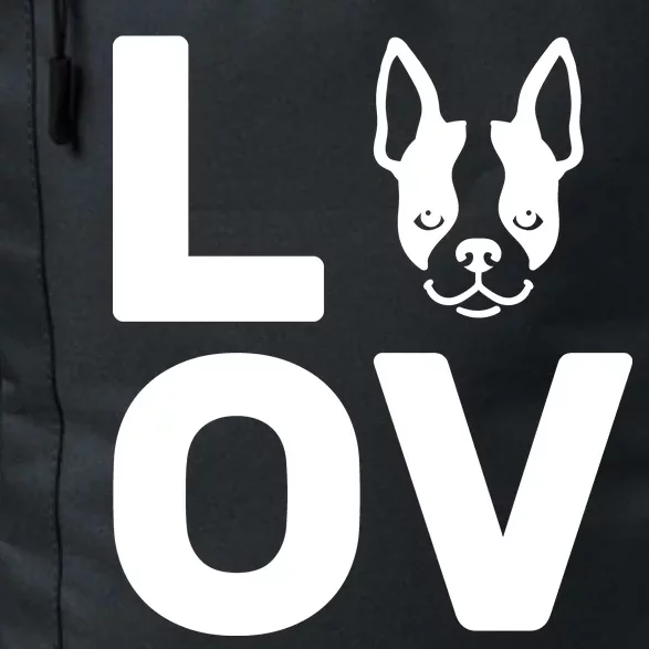 Love Boston Terrier Daily Commute Backpack