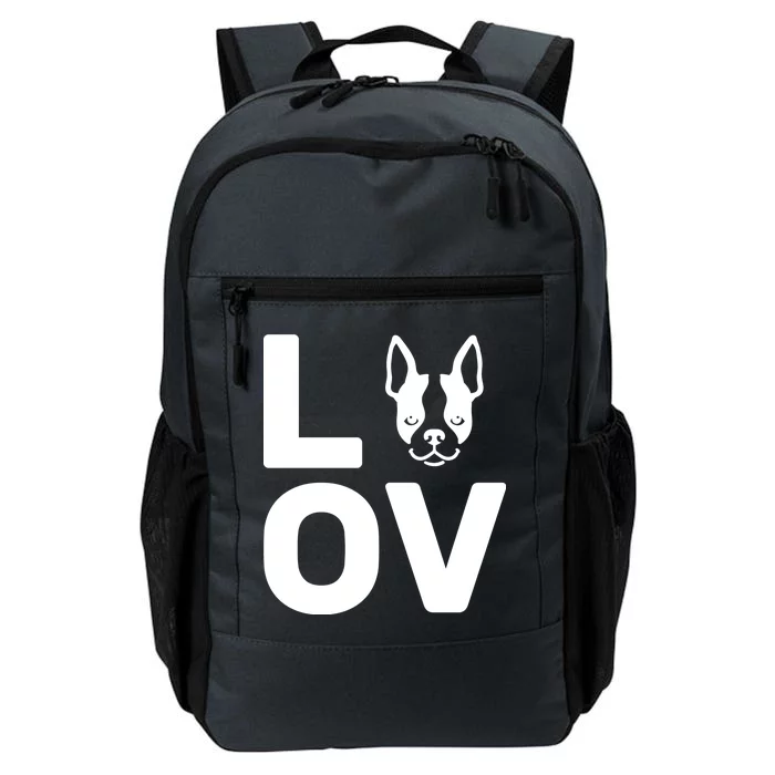 Love Boston Terrier Daily Commute Backpack