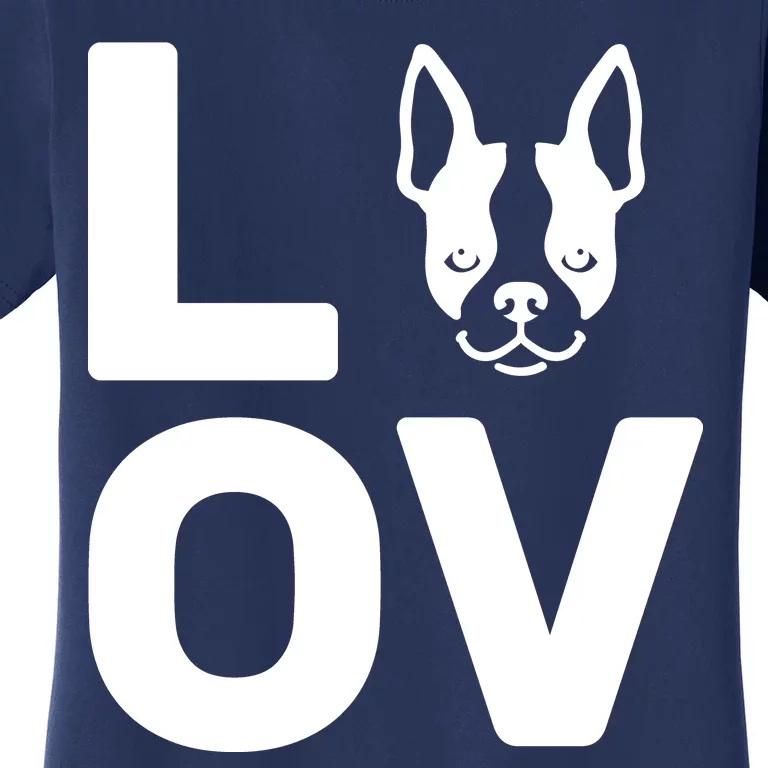 Love Boston Terrier Women's T-Shirt