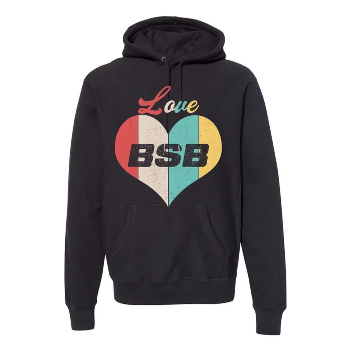 Love BSB Vintage Music Premium Hoodie