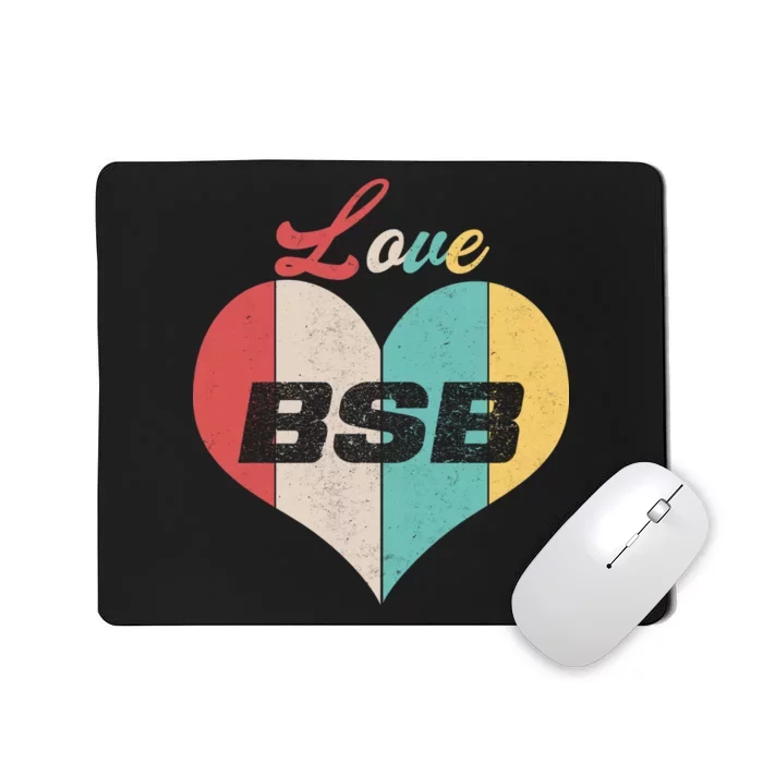 Love BSB Vintage Music Mousepad