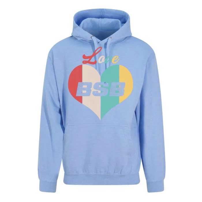 Love BSB Vintage Music Unisex Surf Hoodie