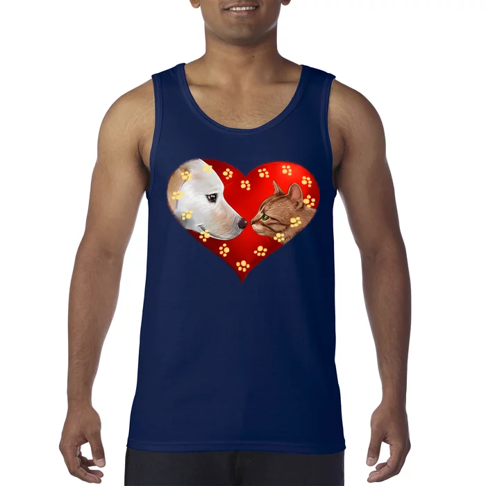 Love Cats and Dogs Tank Top