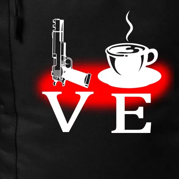 Love Coffee And Guns Daily Commute Backpack