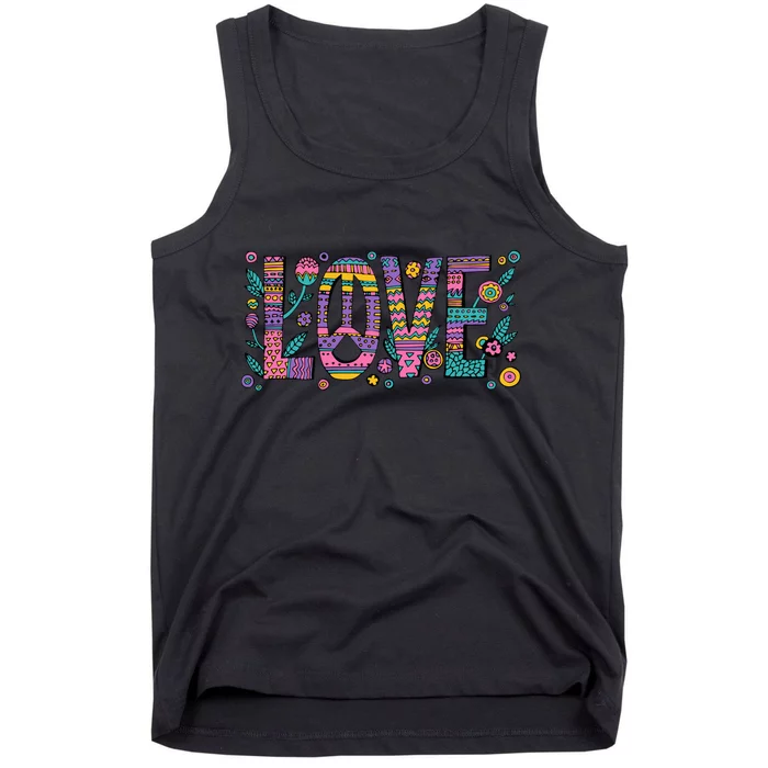 Love Crazy Wild Pattern Tank Top