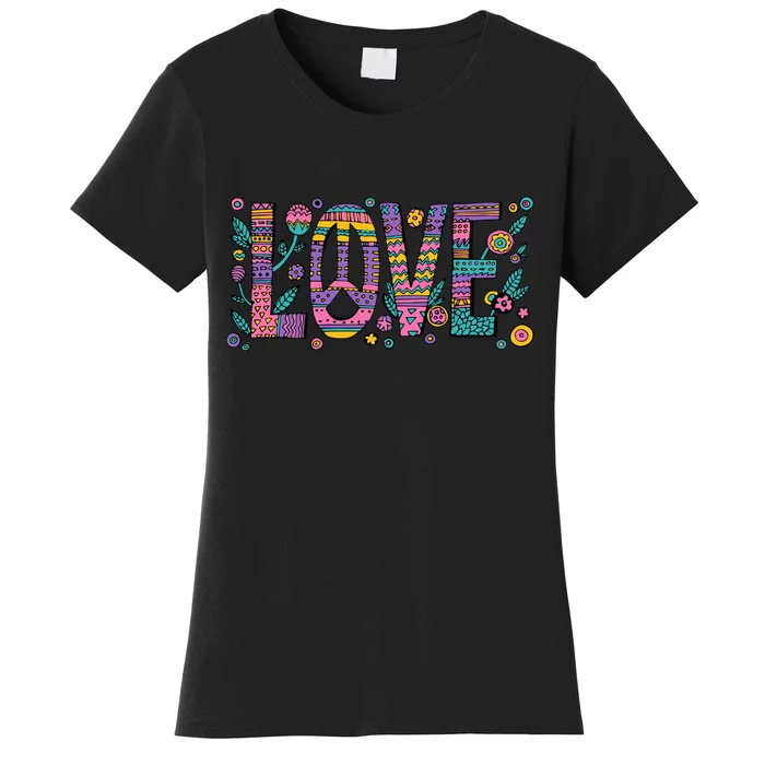 Love Crazy Wild Pattern Women's T-Shirt