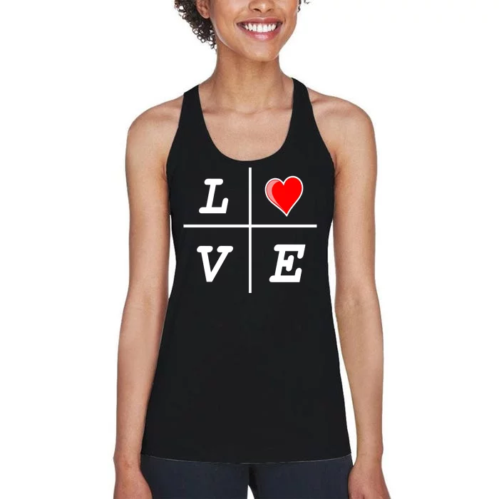 Love Cross Classic  Logo Women's Racerback Tank