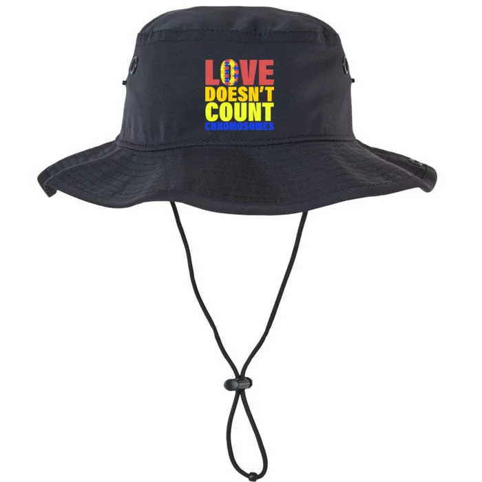 Love Doesn't Count Chromosomes Down Syndrome Legacy Cool Fit Booney Bucket Hat