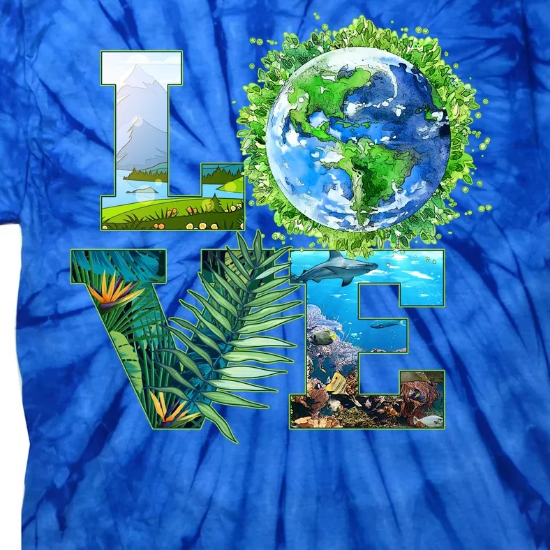 LOVE Earth Day Celebration Tie-Dye T-Shirt