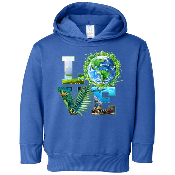 LOVE Earth Day Celebration Toddler Hoodie