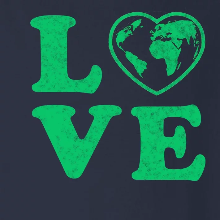 Love Earth Distressed Heart Toddler Long Sleeve Shirt