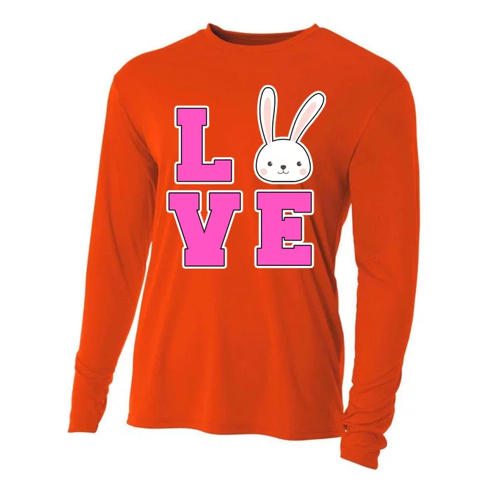 Love Easter Bunny Cute Cooling Performance Long Sleeve Crew