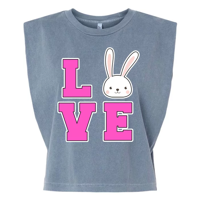 Love Easter Bunny Cute Garment-Dyed Women's Muscle Tee