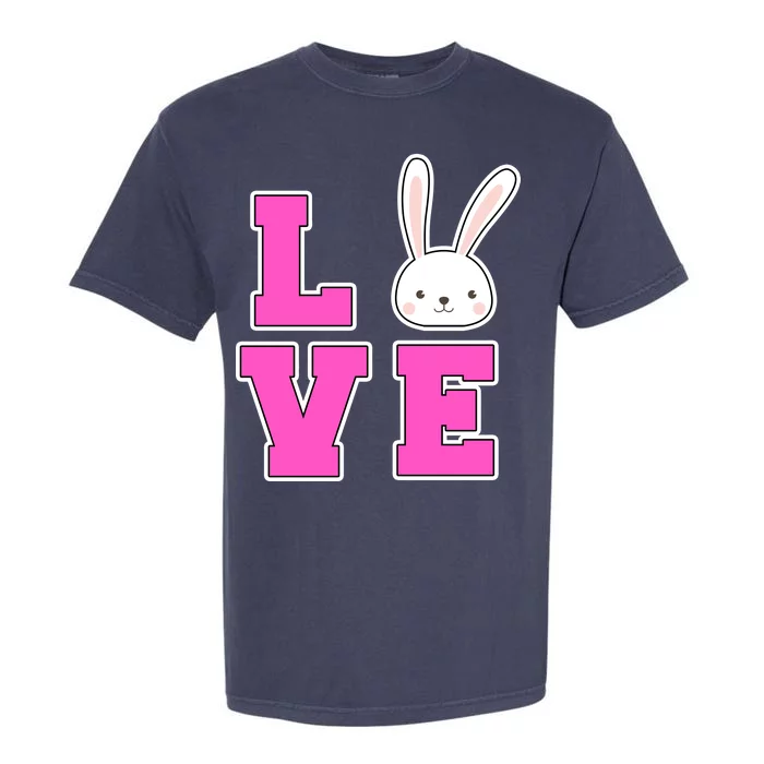 Love Easter Bunny Cute Garment-Dyed Heavyweight T-Shirt