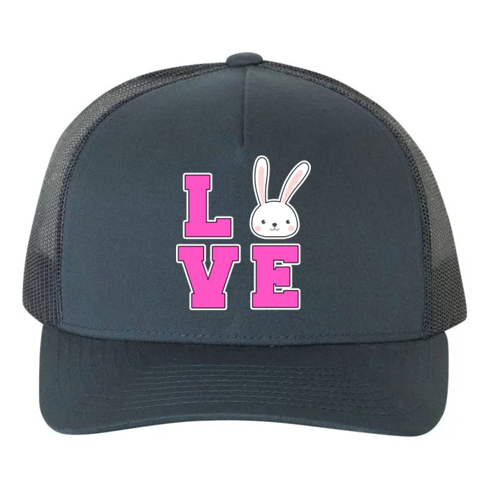 Love Easter Bunny Cute Yupoong Adult 5-Panel Trucker Hat