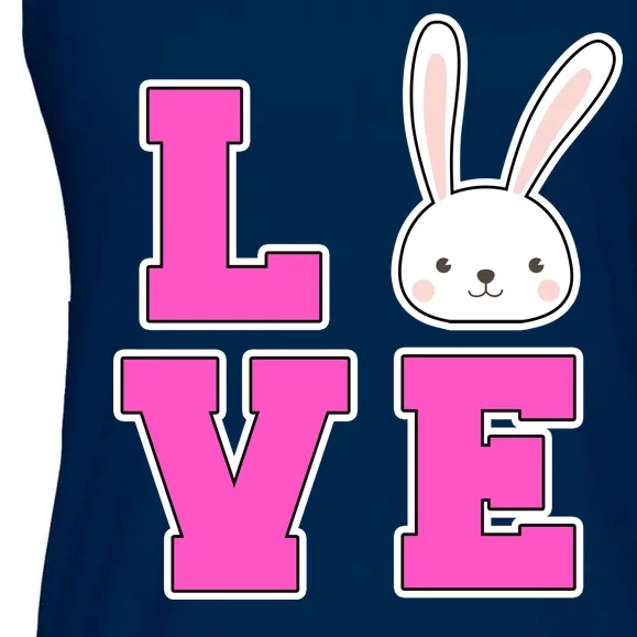 Love Easter Bunny Cute Ladies Essential Flowy Tank