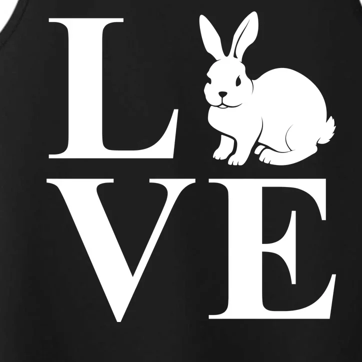 Love Easter Bunny Rabbit Performance Tank