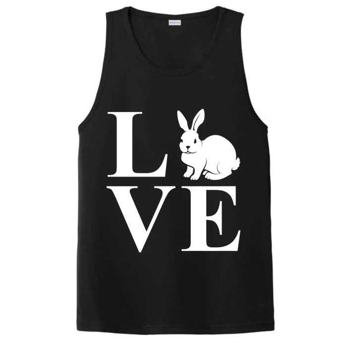 Love Easter Bunny Rabbit Performance Tank