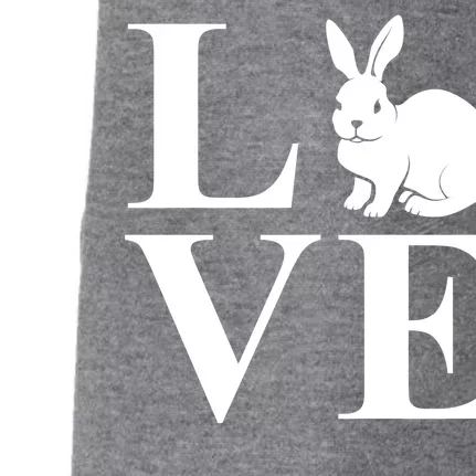 Love Easter Bunny Rabbit Doggie 3-End Fleece Hoodie