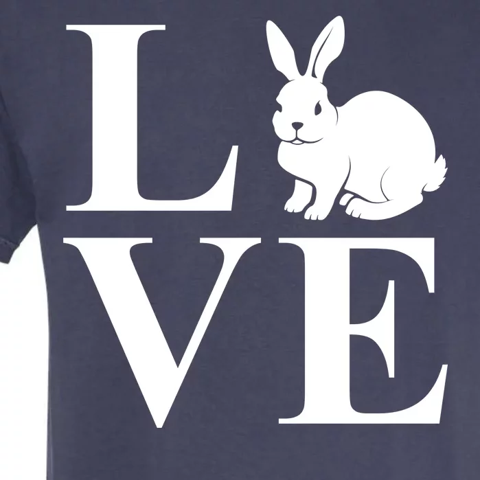 Love Easter Bunny Rabbit Garment-Dyed Heavyweight T-Shirt