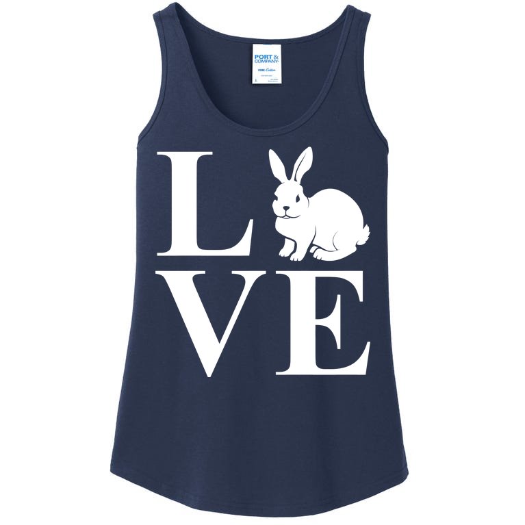 Love Easter Bunny Rabbit Ladies Essential Tank