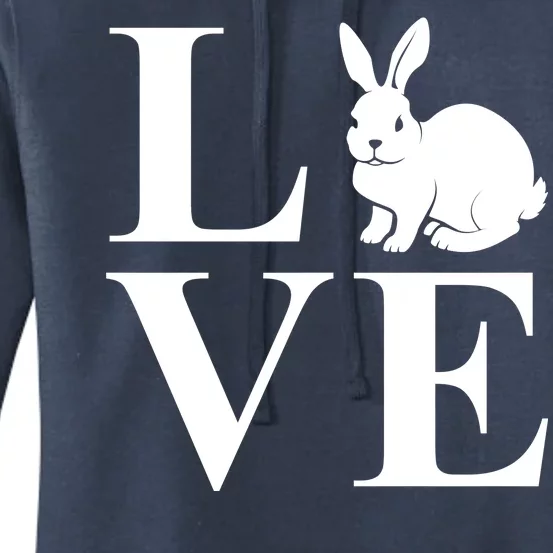 Love Easter Bunny Rabbit Women's Pullover Hoodie