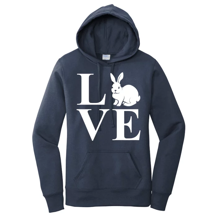 Love Easter Bunny Rabbit Women's Pullover Hoodie