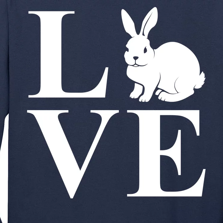 Love Easter Bunny Rabbit Tall Long Sleeve T-Shirt