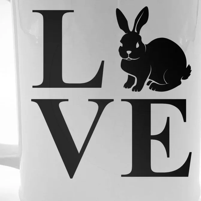 Love Easter Bunny Rabbit Front & Back Beer Stein