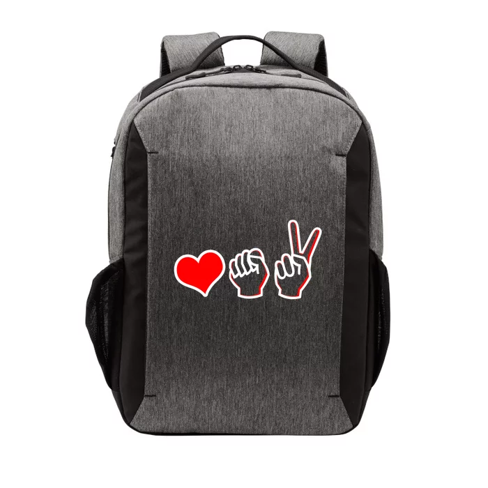 Love Fight Win Vector Backpack