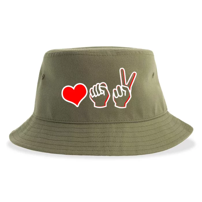 Love Fight Win Sustainable Bucket Hat