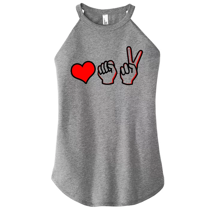 Love Fight Win Women’s Perfect Tri Rocker Tank