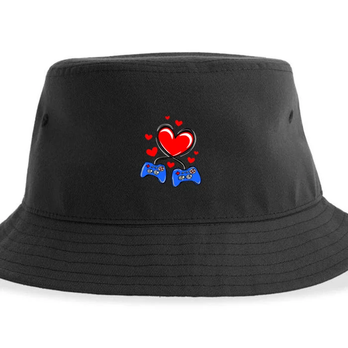 Love Gaming Video Games Funny Sustainable Bucket Hat