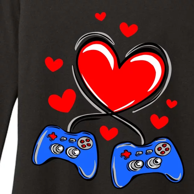 Love Gaming Video Games Funny Womens CVC Long Sleeve Shirt